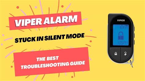 To enter or exit valet mode, disarm the system with a working transmitter, your personalized manual override code, or using the procedure below which is to enter or exit valet mode. . Viper alarm stuck in silent mode